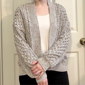 Abercrombie & Fitch Soft Knit Grey Cardigan Size XS
